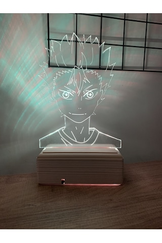 Haikyuu Nishinoya 16 Renk Gece Lambası