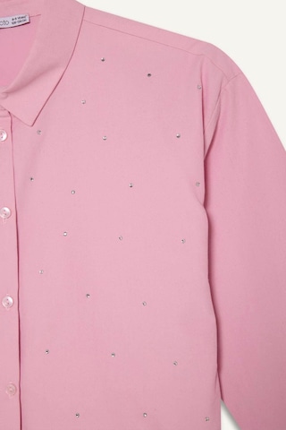 Defacto Kız Çocuk Poplin Gömlek G7044a826sppn86 Pembe-pn86