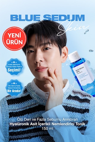 Dashu Blue Sedum Skin Ölü Deri Ve Fazla Sebumu Arındıran Hyalüronik Asit İçerikli Nemlendirici Tonik 150 ML
