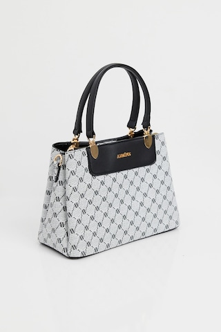 Armine 010176 Baskılı Çanta - Gri 001