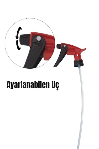 1 Lt Uyumlu Sprey Başlık - Kırmızı,dayanıklı Sprey Başlık 10 Adet