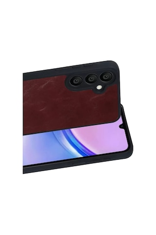 Newface Samsung Galaxy Uyumlu A57 5g Aras Deri Kapak - Bordo
