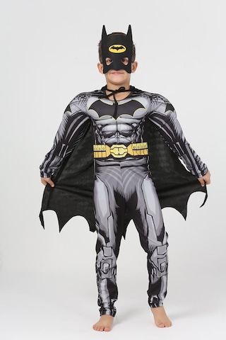 Lolliboomkids Yeni Sezon Sevilen Karakter Yarasa Adam / Batman Süper Kahraman Kaslı Kostüm Siyah