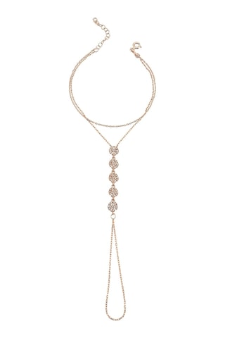 925 Ayar Gümüş Rose Sıra Kar Taneleri Şahmeran - 45100302 Rose Gold