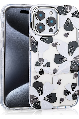 Apple Uyumlu iPhone 16 Pro Max Kılıf M-safe Şarj Özellikli Zore Papat Kapak Siyah