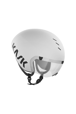 Kask Bambino Pro Time Trial Kaskı Beyaz L 59-62 Siyah