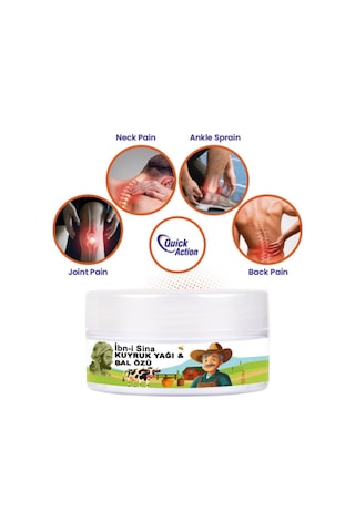 İbn-i Sina Vücudunuza Teskin Edici Kuyruk Yağı&bal Özü Bakım Kremi 50 Ml X 2 Ad + Çörek Otu Yağ İle