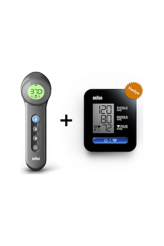 Braun BNT400 Temassız Ateş Ölçer + BUA5000 Tansiyon Ölçer
