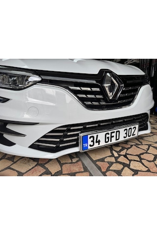 Megan 4 Ön Panjur Ve Alt Panjur Krom Seti 2022 Yılı Ve Sonrası Makyajlı Kasa Uyumlu