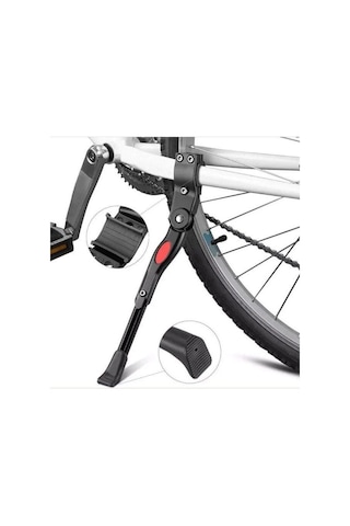 Bisiklet Ayarlı Arka Sehpa Ayak 24/26 Jant Alüminyum Z-20 Siyah