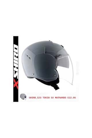 Shiro Jet&Ofc Tokio M.C S Motosiklet Kaskı Nardo