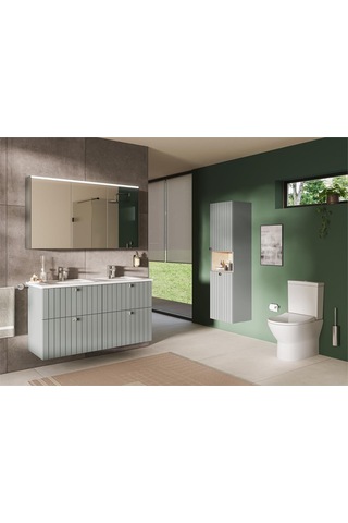 VitrA Core Dolaplı Ayna 120 Cm 66913 Krom
