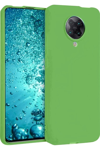 Newface - 811 - Xiaomi Redmi K30 Pro Kılıf Nano İçi Kadife Silikon - Csmo-tex - - Yeşil