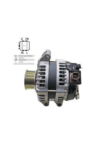 Denso 12v Alternatör Dinamo 105 A C-ıg-fr-l 4 Fiş Honda Accord Vıı/cıvıc Vııı/cr-v Iı