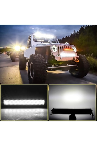 Off Road Sis Lambası 80cm Adet 180w-12/24v Yayıcı Delicioff Road Led Bar Uyumlu