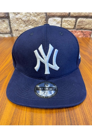 Hamze Ny New York Nakış Hip-hop Snapback Rapper Basket Beyzbol Şapka Cap Lacivert