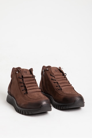 Hammer Jack Erkek Comfort Yarım Bilek Casual Bot Gerçek Deri Hj 18810m Nubuk Kahve Null