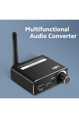 Leezsing D18 Bluetooth Ses Dönüştürücü: Yüksek Kaliteli Hifi Ses, Usb Ve Kablosuz Bağlantı, Düşük Gecikme