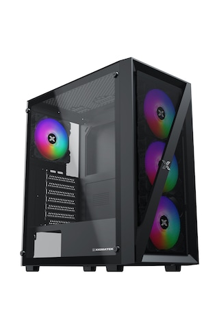 Xigmatek Blade 650w 80+ Temperli Cam+mesh Panel 4x12cm Sabit Rainbow Fan Mid-t Gaming Oyuncu Kasası
