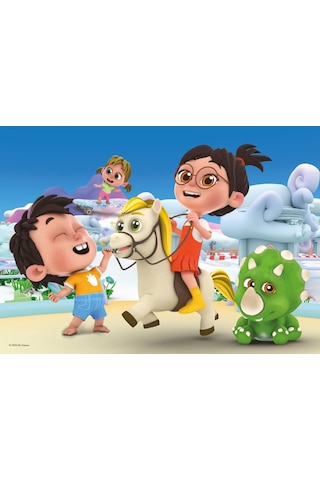 Ks Games 50 Parça Lisanslı Çocuk Puzzle - Trt Eymen İle Çimen - Ec709