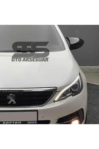 Peugeot 308 Batman Yarasa Ayna Kapağı Piano Black / 2014 - 2021 Sts Oto Aksesuar