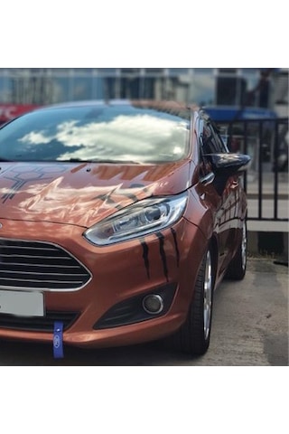 Ford Fıesta Mk7 2009 - 2017 Yarasa Batman Ayna Kapağı Parlak Siya