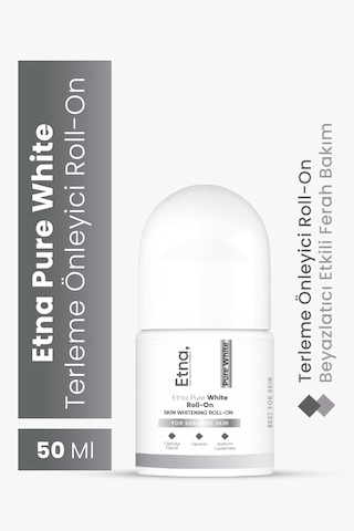 Etna Pharma Purewhite Terleme Önleyici & Ton Eşitleyici Roll-on 50 Ml Koltuk Altı Ve Bikini Bölge Kararma Etna Pharma Purewhite Terleme Önleyici & Ton Eşitleyici Roll-on 50 Ml Koltuk Altı Ve Bikini Bölge Kararma