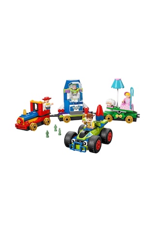 LEGO® ǀ Disney ve Pixar Oyuncak Hikayesi Kutlama Treni ve RC Araba 43264 - 4 Yaş ve Üzeri Çocuklar için Yaratıcı Oyuncak Yapım Seti(206P)