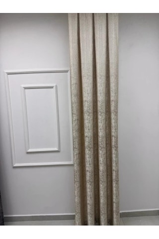 Nivemeshome Seyhan V-102 Vizon 1/3 Sık Pileli Fon Perde Apm Vizon