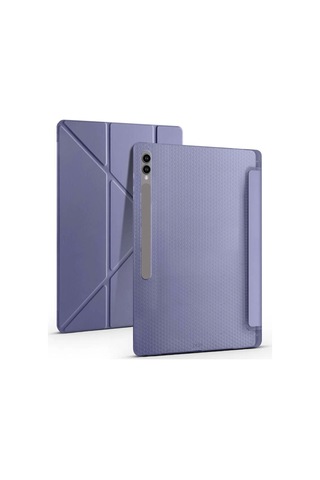 Galaxy Uyumlu Tab S10 Ultra Kılıf Redclick Tri Folding Kalem Bölmeli Standlı Tablet Kılıf Kılıf