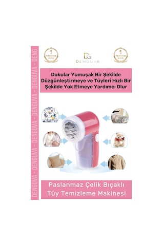 Tüytemizleme Lüks Tiftik Kazak Giysi Yünü Alıcı Paslanmaz Çelik Bıçaklı Plli Tüy Temizleme Makinesi Çok Renkli