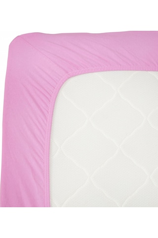 Karaca Home Fuşya Penye Tek Kişilik Fitted Çarşaf