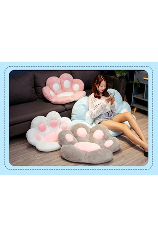 Ebedi Şans Ayı Pençesi Yarı Kapalı Koltuk Minderi Minderi-mavi 10