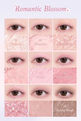 Dasique Mat Ve Işıltılı Renk Seçenekleri Sunan Far Paleti Shadow Palette Romantic Blossom Romantic Blossom