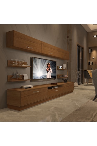 Decoraktiv Trendstyle 8y Mdf Tv Ünitesi Tv Sehpası Ceviz