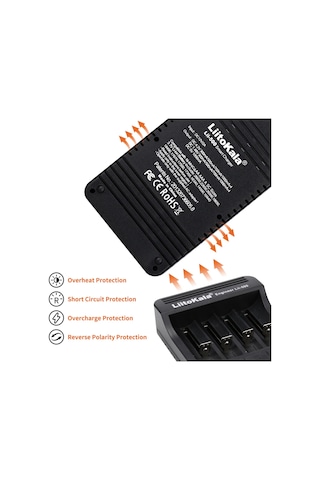 Monyee Akıllı Şarj Cihazı: 4 Slotlu Lcd Ekranlı, Ni-mh/ni-cd/li-ion Piller İçin Otomatik Şarj