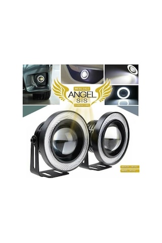 Angel Led Sis Farı 76mm Beyaz Universal Mercekli Sis Beyaz