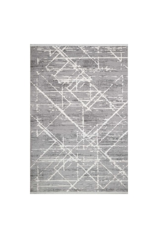 Etro Dekoratif Modern Akrilik Makine Halısı Et06 Koyu Gri