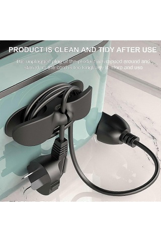 Kablo Sarıcı Yönetim Kelepçesi Tutucu Kablo Düzenleyici Alet Mutfak Depolama -