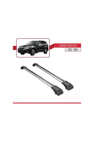 Subaru Forester 2013-2018 Arası İle Uyumlu Ace-1 Ara Atkı Tavan Barı Gri