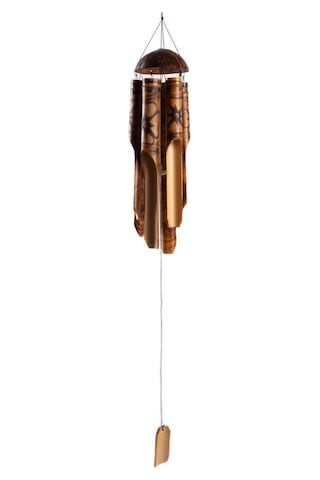 Feng Shui Coconat Bambu Rüzgar Çanı 45 Cm Orta Boy