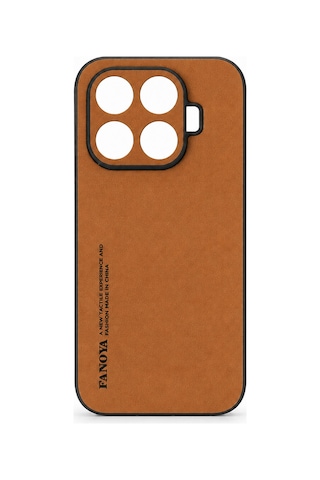 Microcase Xiaomi 17t Pro İle Uyumlu Luxury Leather Series Deri Desenli Plastik Koruma Kılıf - Al8125 Kahverengi