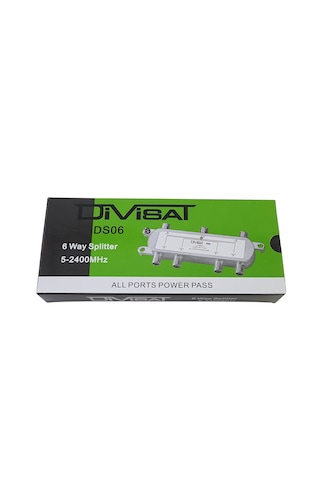Divisat 1/6 Splitter 5-2400 1 Giriş 6 Çıkış Bölücü