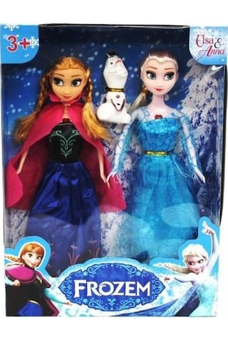 Disney Frozen Elsa Anna Olaf Oyuncak Bebek Seti