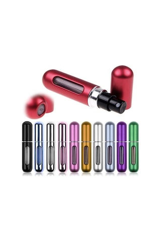 4 Ml Parfüm Şişesinden Çanta Içi Mini Doldurulabilir Seyahat Cep Yedek Parfüm Şişesi 5 Adet