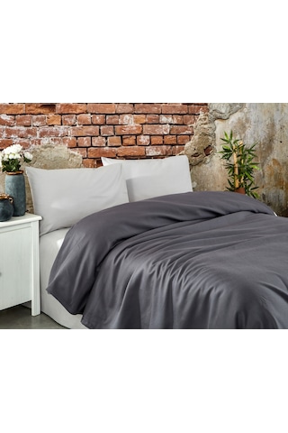 Komfort Home Çift Kişilik Ranforce %100 Pamuk Pike / Antrasit Komfort Home Çift Kişilik Ranforce %100 Pamuk Pike / Antrasit