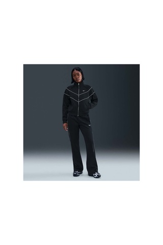 Nike Windrunner Poly Knit Jacket Kadın Siyah Ceket Siyah