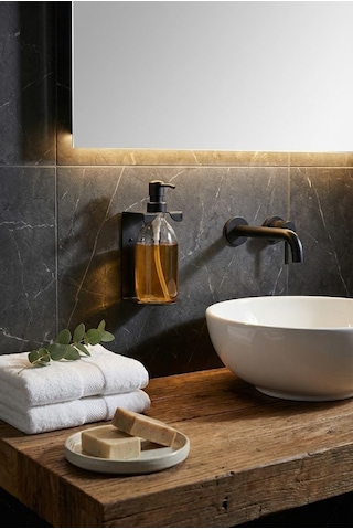 Lexroo Orret Home Tek Bölmeli Yapışkanlı Sıvı Sabunluk Standı Belirtilmemiş