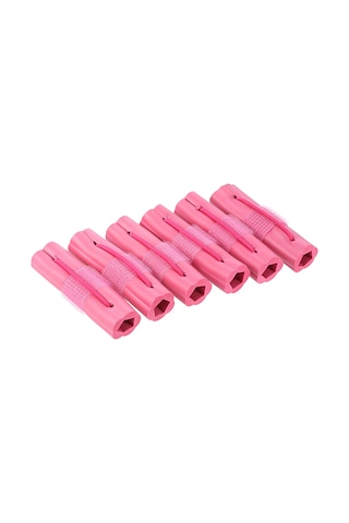 Teltree 6 Adet Yumuşak Saç Kıvırma Rulosu - Uyurken Kullanılabilir, Zararsız Dıy Saç Şekillendirme Aracı