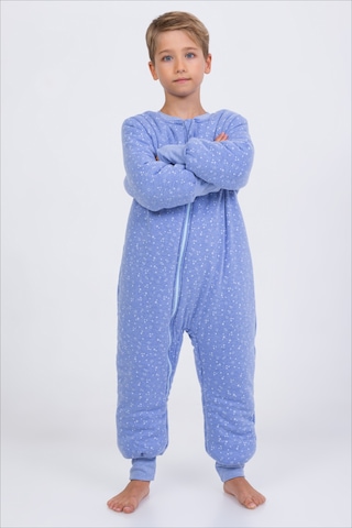 Erkek Çocuk Uyku Tulumu Kalın Elyaf Dolgulu Premium Kalite 2.5 Tog Mavi Melanj